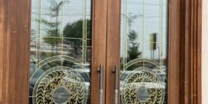 Stained Glass Modern Door