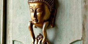Brass Buddha Door Knocker