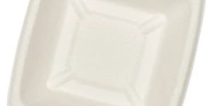 4 Inch Square Sugarcane Bagasse Bowls