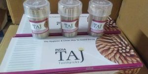 India TAJ Wooden Toothpicks