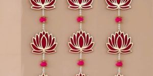 3 Piece Lotus Door Hanging