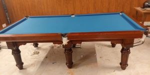 MAA JANKI Billiard Pool Table in Blue Carpet with Accessories