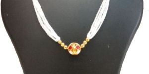 Assamese Traditional 1 Ball Moni Mala Jewellery Set