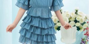 Girls Fancy Frill Frock