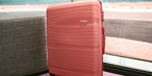 Plastic Hard Luggage Unisex Trolley