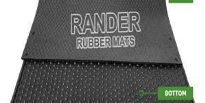 Diamond Bubble Rubber Cow Mat