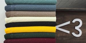 Less Than Three Diamond Georgette Sequence Work Schiffili Embroidery Fabric