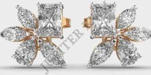 Gold Diamond Earrings