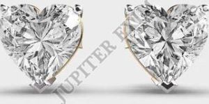 Heart Shape Diamond Earrings