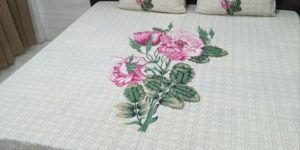 Rose King Cotton Bed Sheet