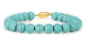 Turquoise Unisex Magnet Bracelet