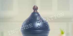 Serenity Sphere: Decorative Ceramic Incense Burner ll IC-1006