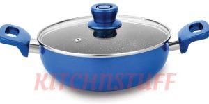 Sapphire Kadhai with Glass Lid