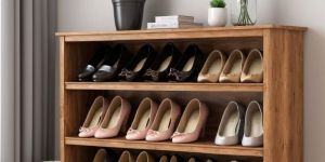 Wooden Shoe Rack