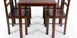 4 Seater Wooden Dining Table Set