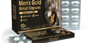 LeninEver Mens Gold Shilajit 10 Capsules