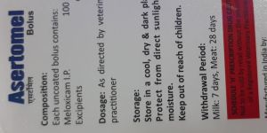 MELOXICAM BOLUS VETERINARY ASERTOMEL