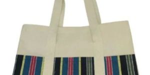 Canvas Zari Shopping Bag