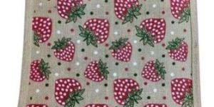 Strawberry Printed Jute Bag