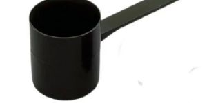 Black Plastic Scoop