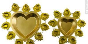 Decorative Heartof Lights Diya