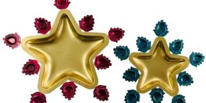 Starshine Diya Plate