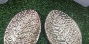 Aluminum Decorative Leaf Platter