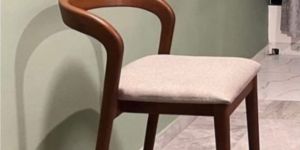 Antique Wood Bar Chair