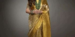 Banarasi Nita Ambani Replica Tissue Saree