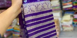 Banarasi Semi Georgette Fancy Saree