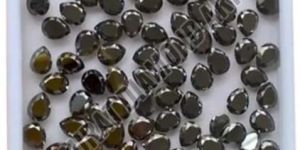 7-9 mm Pear Cut Black Diamond