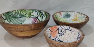 Wooden Bowl Set
