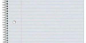 200 Pages Spiral Notebook