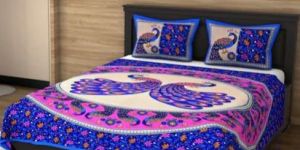 Jaipuri Print Cotton Double Bedsheet