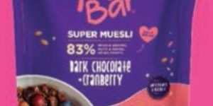 700gm Dark Chocolate Cranberry Super Muesli