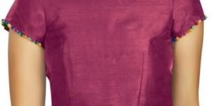 AF2850 Ladies Fancy Wine Blouse