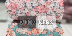 Softy Small Checks Print Fabric