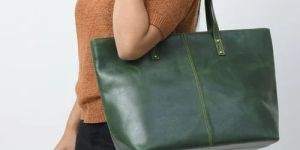 Ladies Leather Tote Bag