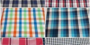Qmax Checked Shirting Fabric