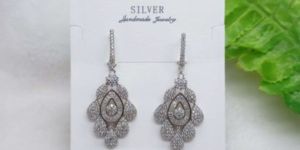 Fancy 925 Sterling Silver Earrings