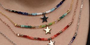 Gold Plated, Black Beads Mangalsutra,