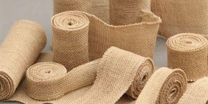 Burlap Ribbon Roll Material for Basket Wraps Rustic Decor Jute Kolkata by Miraal Jute Exports
