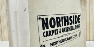 Eco-friendly and Letter Printed White Canvas Shopping Bag With Thick White Unique Rope