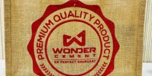 natural eco-friendly jute cane handle shopping bag