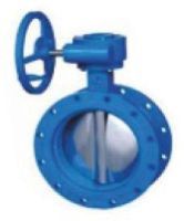 Double Flanged Type Gear Operated Butterfly Valve
