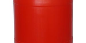Red Plastic Drum