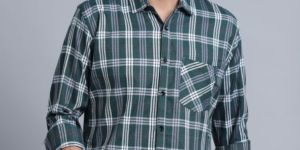 Mens Full Sleeves Check Shirt