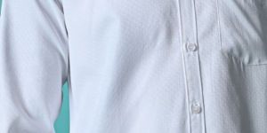 Mens White Plain Shirt