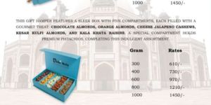 Gift Hamper with Flavoured Nuts