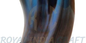 Horn Glass with Brass Rim